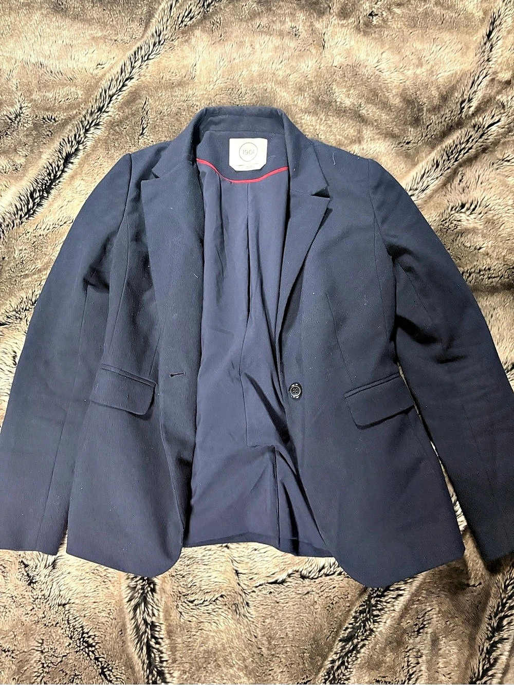 1901 Women's Blue Blazer Size 6